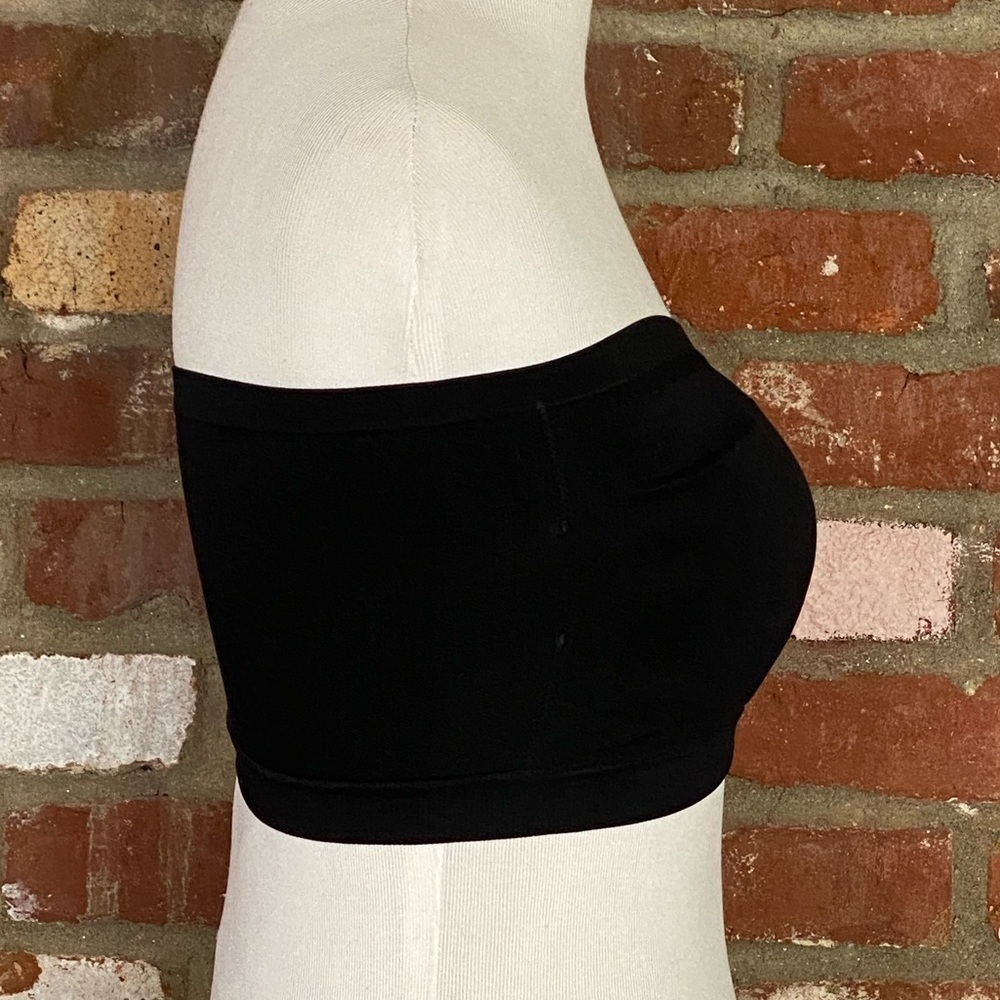 New Jessica Simpson Black bandeau Bralette size large - Picture 3 of 5